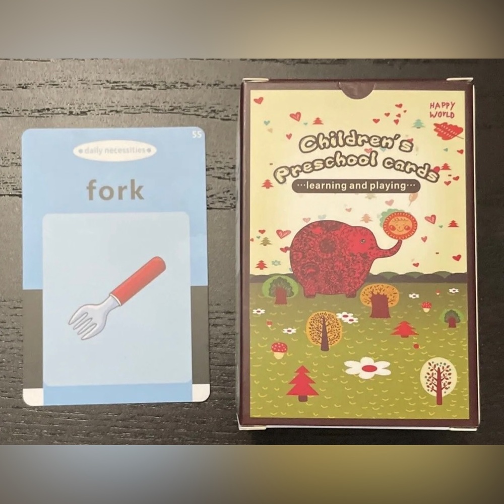 QuTZ Talking Flash Cards for Toddlers/Preschool-Toys for Autism, Speech Therapy